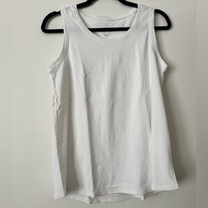 J. Jill Pima Back Pleat Tank Top